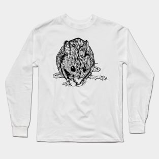 Drawing of a rat Long Sleeve T-Shirt